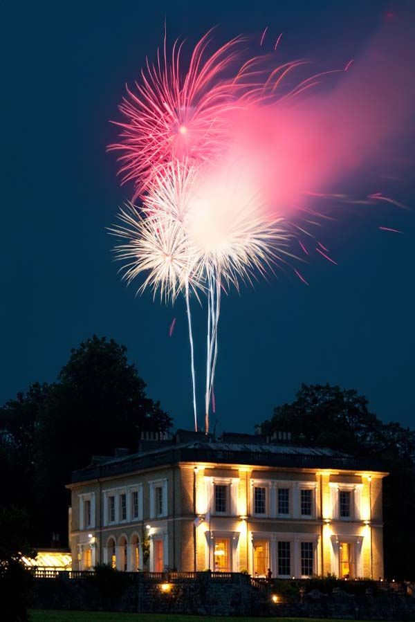 Fireworks at Escot House, Devon
